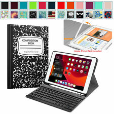 Keyboard Case for iPad 9th/8th/7th Gen 2021/2020/2019 Soft TPU Back Stand Cover picture