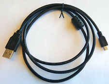 Mini USB 2.0 Cables with Ferrite Choke, A Male to Mini B Male, 1.4m, RoHS (50x) picture