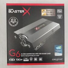 BlasterX G6 SBX-G6 Portable Hi-Res Gaming USB DAC PC PS4 Switch Creative Sound picture