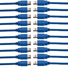 10x 3ft USB 3.0 Extension Cable Type A Male to A Female Extender HIGH SPEED Blue picture