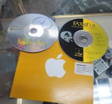 2 Vintage Apple MacBook CDs Now Up To Date 3.6.5 / Faxstf 5.0/ & Apple CD Holder picture