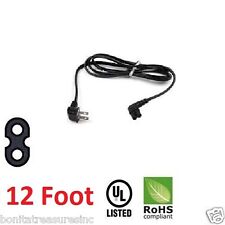 12FT Replacement Power Cord For Samsung 3903-000853 3903-000599 Angled 2 prong  picture