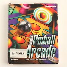 Microsoft Pinball Arcade BIG BOX Vintage PC Game for Windows 95 *RARE* picture