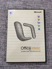 Microsoft Office Mac 2004 Student and Teacher Edition Software 3 keys w/ booklet picture