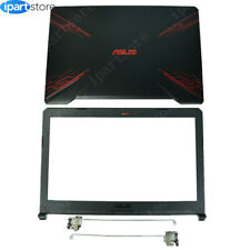 New Top LCD Back Cover & Front Bezel & Hinges for ASUS F80 FX80G FX504G FX504GE picture