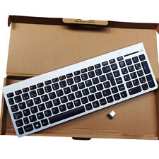Spain layout silver wireless keyboard for lenovo SK-8861 picture