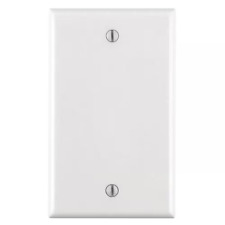 1-Gang Blank Wall Plate White picture
