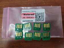 8 x METERED Toner Chip (58 - 59/60/61) for Xerox VersaLink C8000 Refill picture