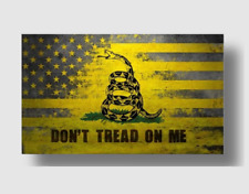 Dont Tread on Me American Flag Gadsden Sticker Decal (Select your Size) picture