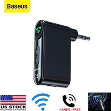 Baseus Wireless Bluetooth 3.5mm AUX Audio Stereo Music Home Car Receiver Adapter picture