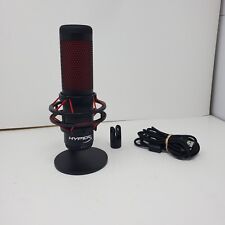 Kingston HyperX HX-MICQC-BK Black Red Quadcast USB Condenser Gaming Microphone picture