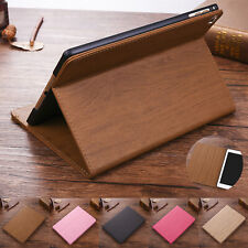 Smart Wooden Pattern Leather Case Cover for iPad 4 5th/6th Gen/Air/Mini/Pro11 picture
