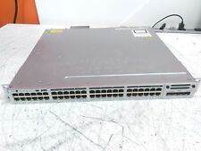 Cisco Catalyst WS-C3850-48P-S 48 Port PoE+ Ethernet Switch w/ 1G Module & 1x PSU picture