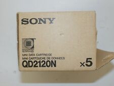 Pack of 5 Sony Mini Data Cartridges 120MB QD-2120N picture