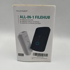 RAVPower All in 1 FileHub Wireless Travel Router W/ Power Bank RP-WD03  picture