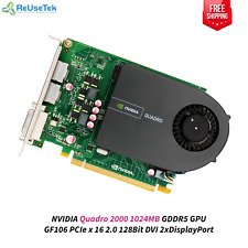 NVIDIA Quadro 2000 1024MB GDDR5 GPU GF106 PCIe x 16 2.0 128Bit DVI 2xDisplayPort picture