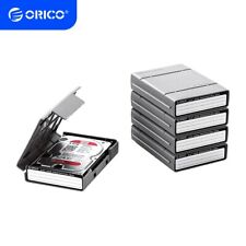 5 Pack ORICO 3.5 inch HDD Hard Drive Protective Case SDD Storage Box for HDD SSD picture