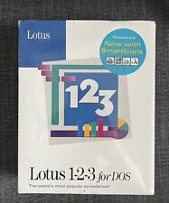 Lotus 1-2-3 For Dos New In Package Unopened 098594028586 picture
