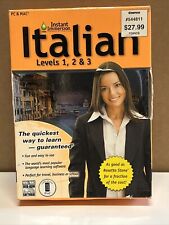 Learn How To Speak Italian With Instant Immersion Levels1-3 2011 Version Shelf11 picture