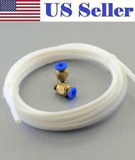 2m PTFE Teflon Tubing for Bowden Tube 2mm ID 4mm OD Extruder w/ 1.75 mm Fittings picture