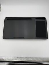 Cushioned Lap Desk with Mouse Pad and Tablet/ Phone Slot Black 22,5 X 12 In. picture
