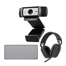 Logitech 1080p HD Webcam Zone Vibe 100 Lightweight Noise Canceling Headphones picture