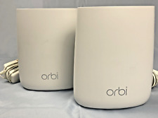 NETGEAR Orbi RBR20 Router with RBS20 Satellite Wifi (White) With Power Cords picture