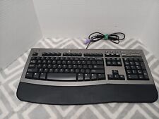 Vintage Gateway KB-0532-US-TP Wired Keyboard Black and silver Works Great picture