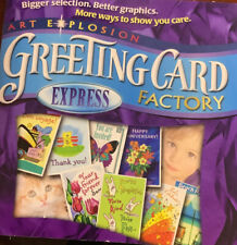 Art Explosion Greeting Card Factory Express CD PC Software picture