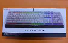 NEW Alienware Low Profile RGB Mechanical White Gaming Keyboard AW510K 52FC4 picture