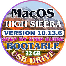 Mac OS HIGH SIERRA 10.13, Bootable USB, Install, Repair, Instructions, Fast Ship picture