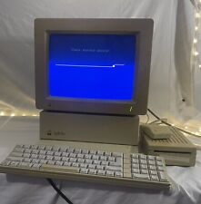 Apple Color RGB Monitor A2M6014 Apple llGS Keyboard Mouse Disk Drive Works picture