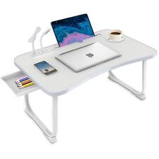 Fayquaze Laptop Bed Desk Portable Foldable Laptop Bed Table with USB Charge P... picture
