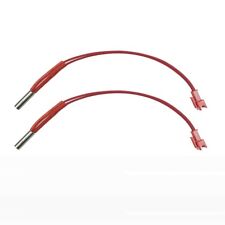 x2 FLSUN V400 3D Printer Tube Heat Rod Part Red Heater Cartridge Wire Cable Cord picture