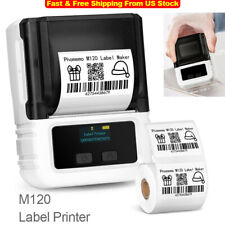 Phomemo M120 Label Maker Bluetooth Thermal Label Machine for Retail, QR Code Lot picture