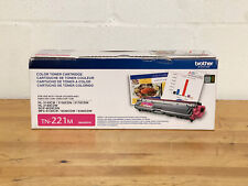 Genuine Brother TN-221M Magenta Toner Cartridge - NEW OPEN BOX picture
