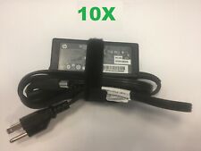 Lot of 10 Genuine HP 65W ProBook Laptop Power AC Adapter Chargers w/ Cables picture