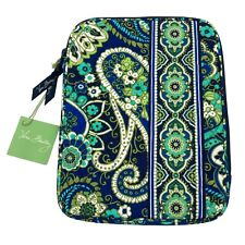 Vera Bradley RHYTHM & BLUES Paisley Tablet Sleeve Zip Case Book Cover Holder NEW picture