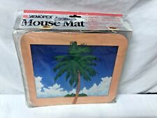 VINTAGE RARE BRAND NEW SEALED MEMOREX MOUSE MAT PAD PALM TREE   9 x 8 picture