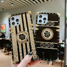 Luxury Square Bling Glitter Flower Cover Case For 11 12 13 14 15 Pro Max XR 7 8 picture