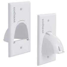 ECHOGEAR White in Wall Cable Hider for Wall Mount TV - Single Gang Pass Through picture