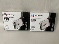 LD Reman Replacement T125120 for Epson T125 125 Black Ink Cartridge NEW SEALED picture