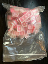 HK Gaming Double Shot Pudding PBT Keycaps Pink Shine-Through Full 104 Keys  picture