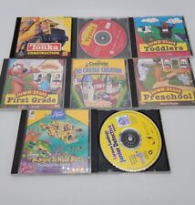 Vintage 1990's Jump Start Tonka Magic School Bus Crayola PC Game Lot of 8 picture