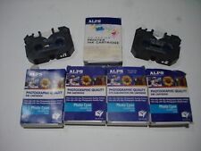 ALPS PRINTER CARTRIDGES 5 NEW 2 USED picture