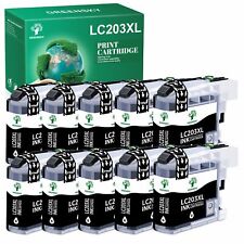 10x LC203XL Black Ink Set For Brother LC201 MFC-J480dw MFC-J485dw MFC-J4420DW picture