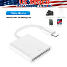 SD Card Camera Adapter Memory Card Reader for iPhone 13 12 11 XS XR X 8 7 iPad picture