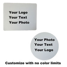 Custom Printed Mouse Pad Personalized with Photo, Logo, Text, School Office Gift picture
