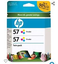 Lot of TWO Brand New HP 57 Tri-Colored Cartridges picture
