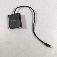 StarTech.com MSTCDP122HD Black 2 Port HDMI USB-C Multi Monitor Adapter picture